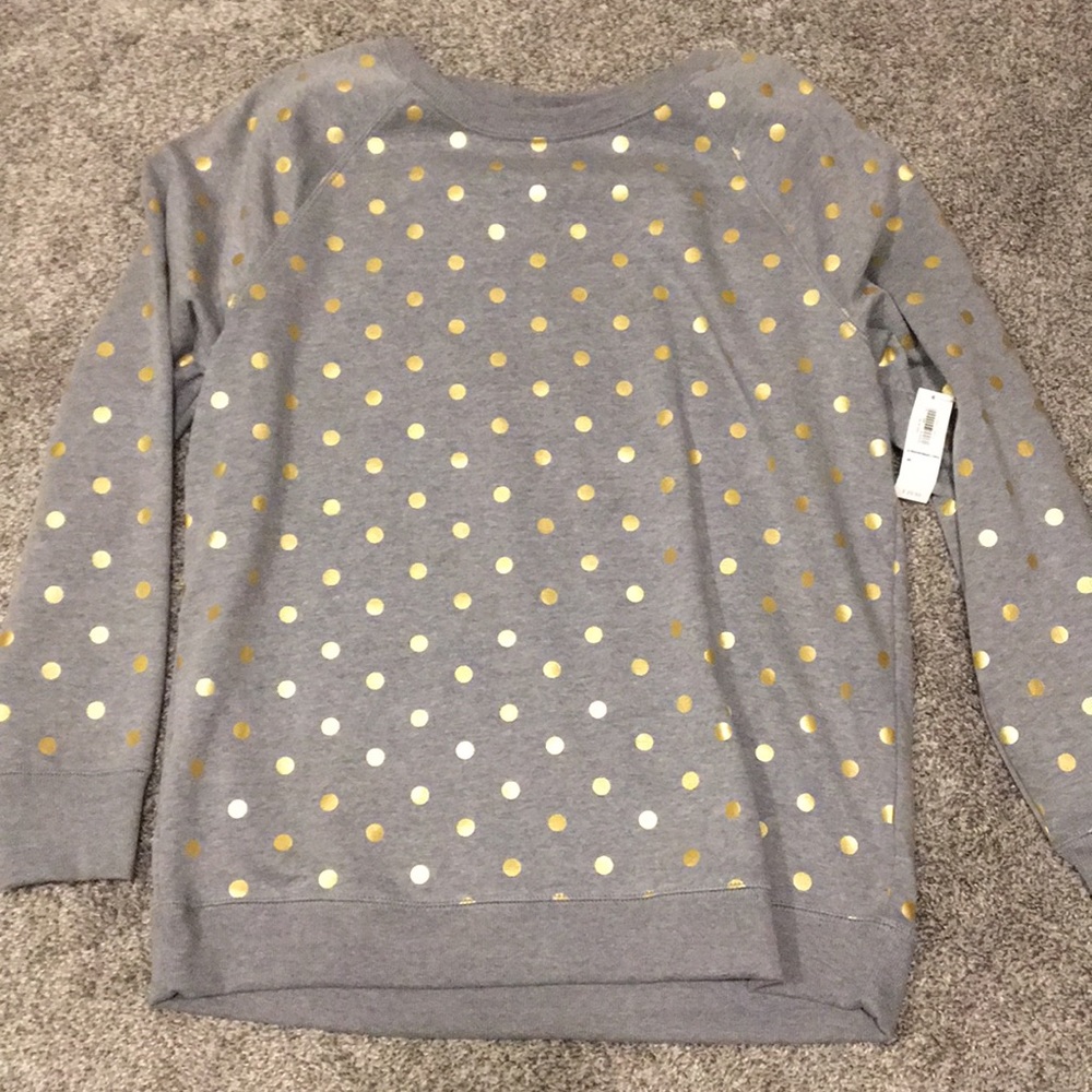 Gold and Gray Lightweight Crewneck